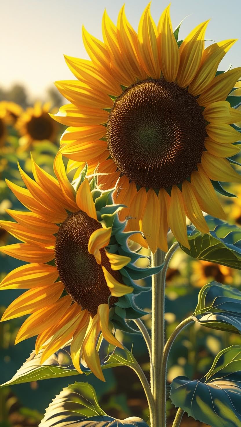 Sunflower Seeds – 200 Count Pack – Easy-to-Grow Full Sun Garden Seeds – Ideal for Spring Planting – Vibrant Tall Sunflowers for Home Gardens and Outdoor Spaces