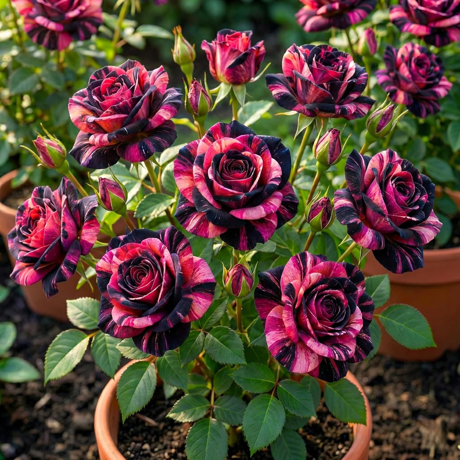 100+ Hybrid Rose Seeds (Hybridization Mix) | Easy to Grow in All-Season, Fragrant Flowers for Home Garden (ALL MIX)